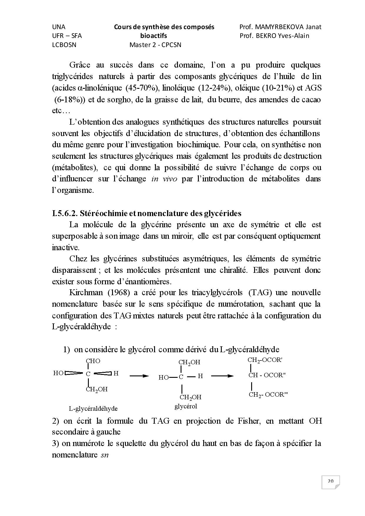 Cours De Synthèse Des Composés Bioactifs M2 2010-2020 (2)-page-020 ...