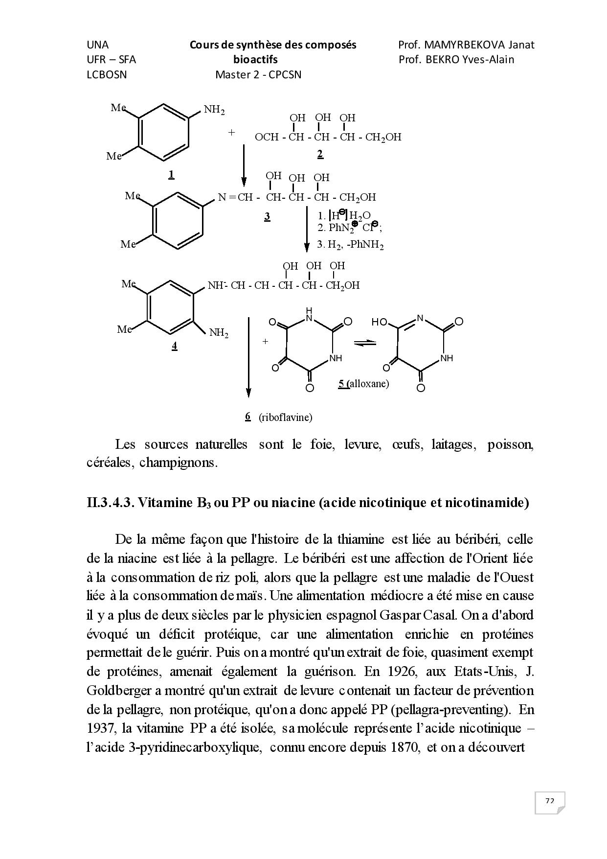 Cours De Synthèse Des Composés Bioactifs M2 2010-2020 (2)-page-072 ...